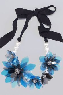 Lanvin Flower Choker Necklace  - Lyst