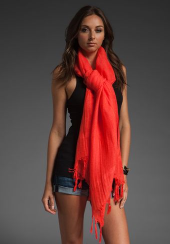 Love Quotes Tassel Scarf - Lyst