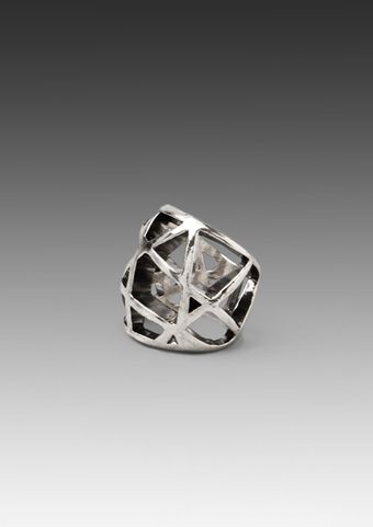 Low Luv X Erin Wasson Domed Cage Ring - Lyst