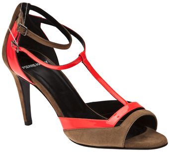 Pierre Hardy Suede Sandal - Lyst