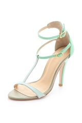 Plomo Liliana Tonal Colorblock Sandals