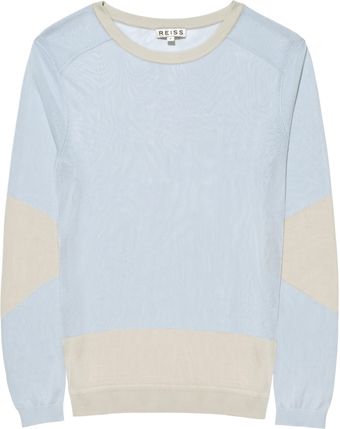 Reiss Misa Sheer Knit Jumper - Lyst