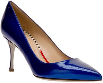 Sergio Rossi Patent Pump - Lyst