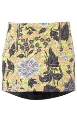 Topshop Floral Tile Pelmet Skirt