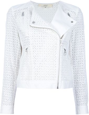 Vanessa Bruno Athé Biker Jacket - Lyst