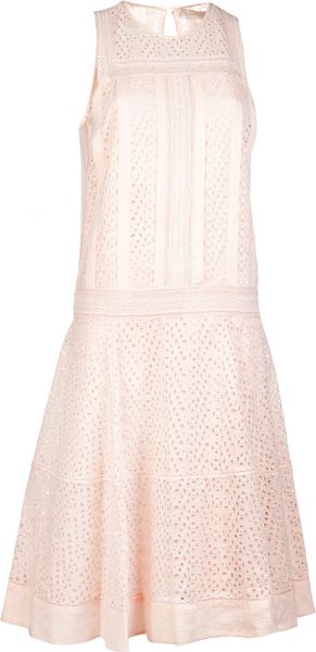 Vanessa Bruno Broderie Dress - Lyst