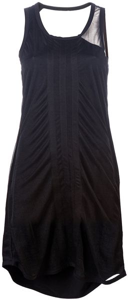 Y-3 Sheer Jersey Dress - Lyst