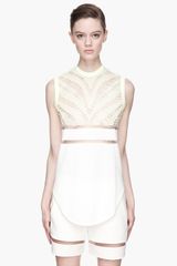Alexander Wang Fluorescent Pastel Green Suspended Mesh Tank Top