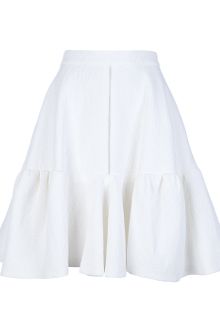 Chloé Embossed Pleated Skirt - Lyst