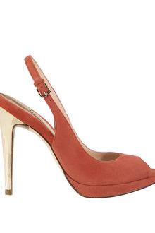 Cole Haan Chelsea Suede Slingback Pumps - Lyst
