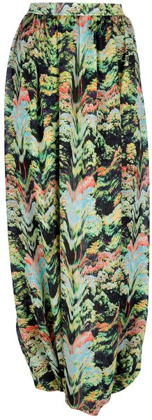 Kenzo Wide Leg Printed Trouser - Lyst