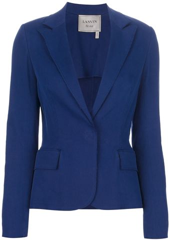 Lanvin Fitted Blazer - Lyst
