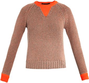 Marc By Marc Jacobs Candace Neontrim Sweater - Lyst