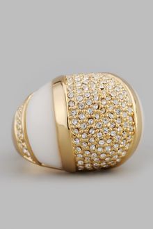 Rachel Zoe Domed Crystal Ring - Lyst
