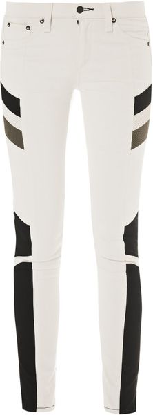 Rag & Bone Halifax Motocross Panelled Leggings - Lyst