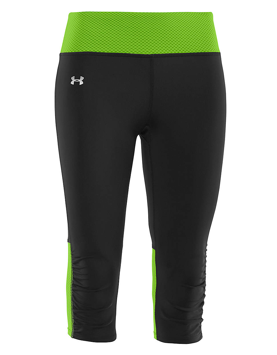 Under Armour Flyby Compression Capris in Green Lyst