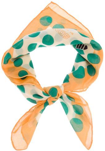 Sonia By Sonia Rykiel Carre Square Dot Scarf - Lyst