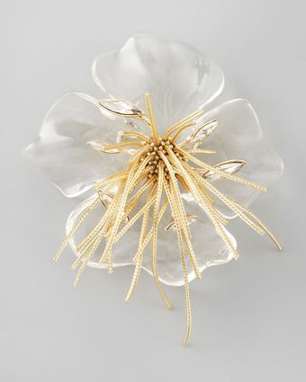 Alexis Bittar Ophelia Fringed Pansy Brooch - Lyst