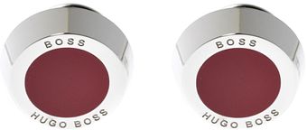 Hugo Boss Round Enamel Cufflink - Lyst