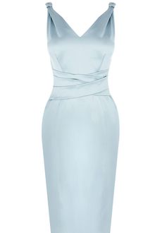 Karen Millen Bow Back Mamma Mia Dress - Lyst