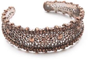 L'Agence Mesh Crescent Moon Cuff - Lyst
