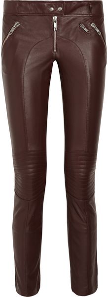 McQ by Alexander McQueen Skinny Leather Pants - Lyst