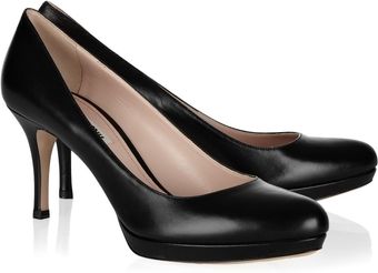 Miu Miu Leather Pumps - Lyst