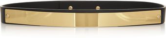 Sophie Hulme Brass Plaque Leather Belt - Lyst