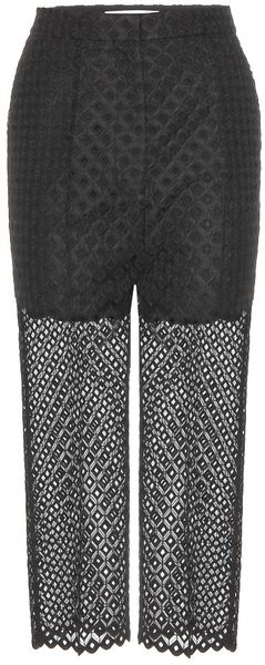 Stella McCartney Lace Trousers - Lyst