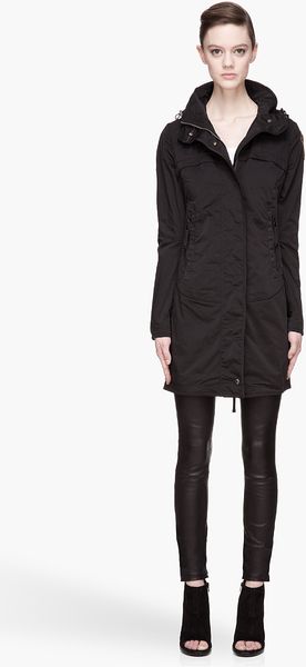 Parajumpers Black Hooded Long Desert Parka - Lyst