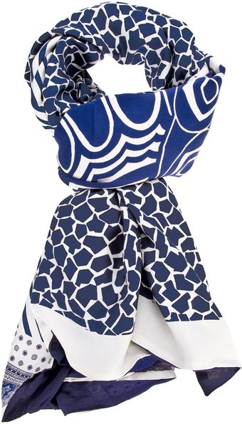 Pierre Louis Mascia Twill Mixed Print Stole - Lyst
