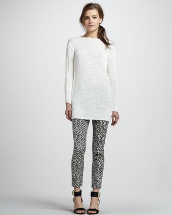 Rachel Zoe Jeffrey Leopard-Print Skinny Pants - Lyst
