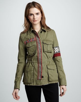 Sachin & Babi Denham Embroidered Cargo Jacket - Lyst