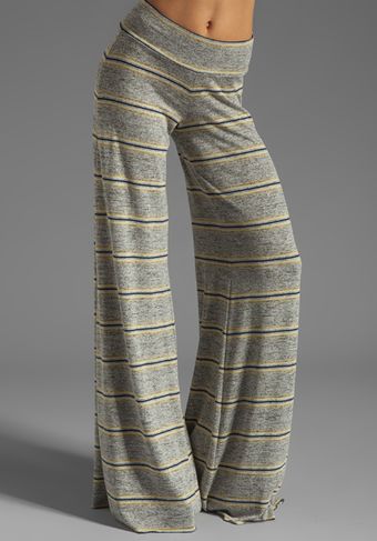 Saint Grace Mohawk Wide Pant in Lemon - Lyst