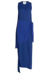 3.1 Phillip Lim Column Gown with Tie Waist