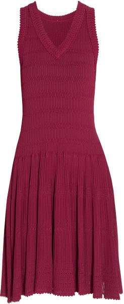 Alaïa Ondine Vback Dress - Lyst