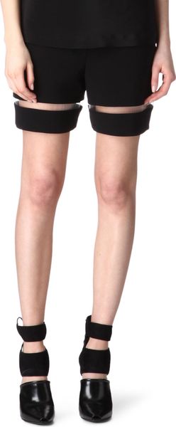 Alexander Wang Cut-Away Shorts - Lyst