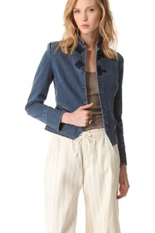 Boy by Band Of Outsiders Stand Collar Peplum Jacket - Lyst