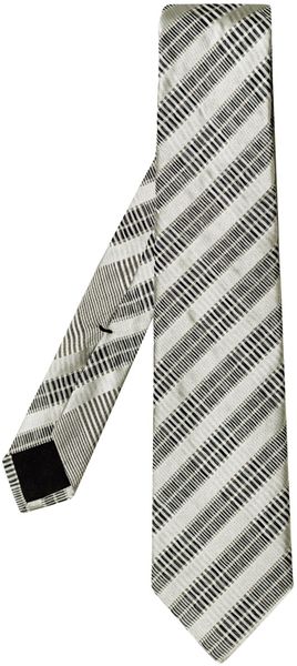 Gucci Solid Stripe and Check Tie - Lyst