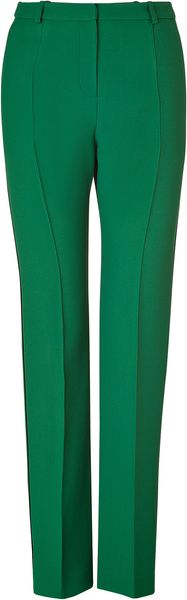 Jonathan Saunders Emerald Crepe Pants - Lyst