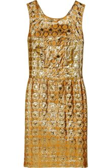 Marni Metallic Brocade Dress - Lyst