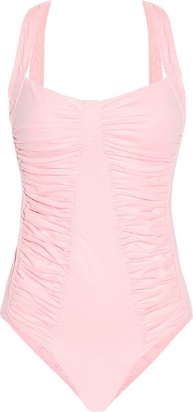 Melissa Odabash Hawaii Ruched Swimsuit - Lyst