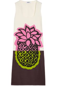Moschino Cheap & Chic Printed Cotton-Canvas Shift Dress - Lyst