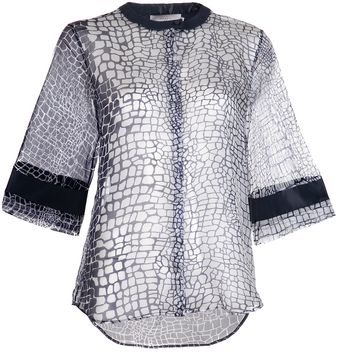 Preen Alligator Blouse - Lyst