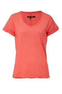 Rag & Bone Coral Cotton Pocket Tshirt - Lyst