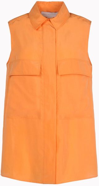 Stella McCartney Washed Silk Gia Shirt - Lyst