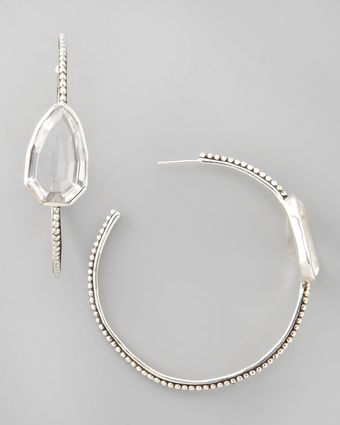 Stephen Dweck Cathedral Large Silver Hoop Earrings - Lyst