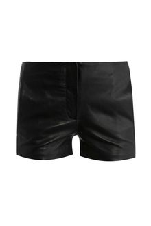 T By Alexander Wang Leather Shorts - Lyst