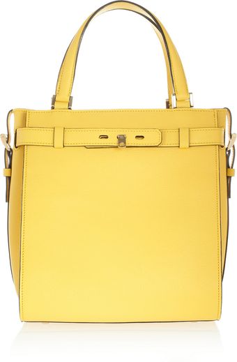 Valextra Bcube Texturedleather Tote - Lyst
