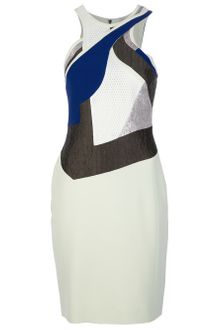 Antonio Berardi Tri-Colour Panelled Dress - Lyst